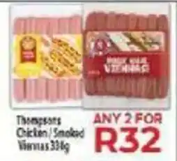 Supa Store Thompsons Chicken / Smoked Wieners offer