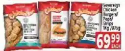 Supa Store Sovereign Chicken Burgers/ Pops/ Strips offer