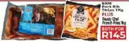 Supa Store BRM Pork Rib Strips PLUS Ready Chef French Fries offer