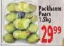 Supa Store Packhams Pears offer