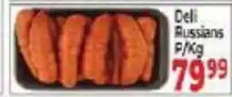 Supa Store Deli Russians offer