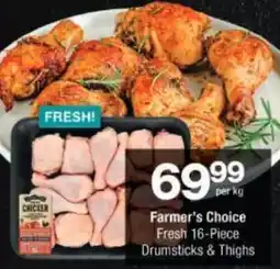 Checkers Farmer's Choice Fresh 16-Piece Drumsticks & Thighs offer