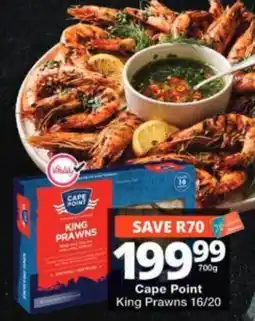 Checkers Cape Point King Prawns offer
