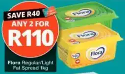Checkers Flora Regular/Light Fat Spread offer