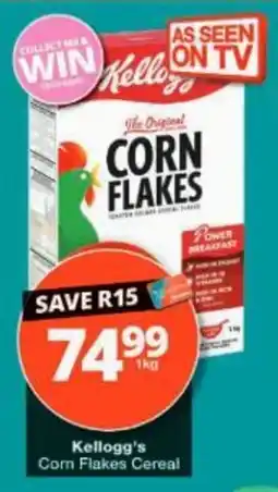 Checkers Kellogg's Corn Flakes Cereal offer