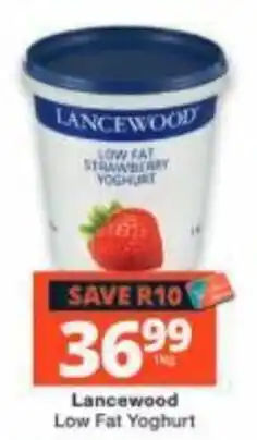 Checkers Lancewood Low Fat Yoghurt offer