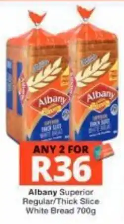 Checkers Albany Superior Regular/Thick Slice White Bread offer