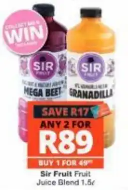 Checkers Sir Fruit Fruit Juice Blend offer