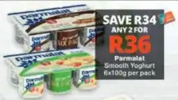 Checkers Parmalat Smooth Yoghurt offer