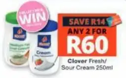 Checkers Clover Fresh/Sour Cream offer