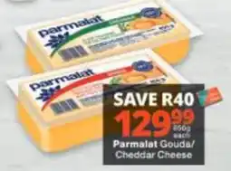 Checkers Parmalat Gouda/Cheddar Cheese offer