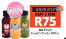 Checkers Sir Fruit Health Shots 100ml offer
