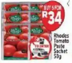 Supa Store Rhodes Tomato Paste Sachet offer