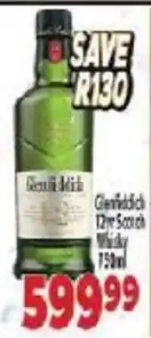 Supa Store Glenfiddich 12yr Scotch Whisky offer