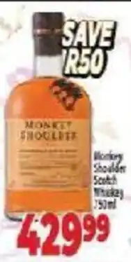 Supa Store Monkey Shoulder Scotch Whisky offer