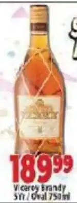 Supa Store Viceroy Brandy offer