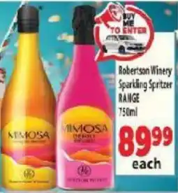 Supa Store Robertson Winery Sparkling Spritzer RANGE offer