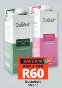 Checkers ButtaNutt Milk offer