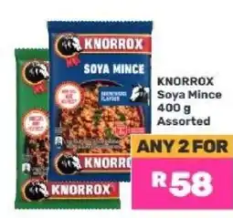Game Knorrox Soya Mince offer