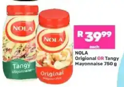 Game Nola Original or Tangy Mayonnaise 750 g offer
