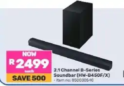 Game 2.1 Channel B-Series Soundbar (HW-B450F/X) offer