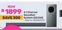 Game 2.1 Channel Soundbar System (SS330) offer