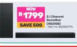 Game 2.1 Channel Soundbar (HS2100) offer