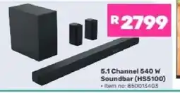 Game 5.1 Channel 540 W Soundbar (HS5100) offer