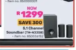 Game 5.1 Channel Soundbar (TH-N335B) offer