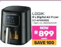 Game LOGIK 8 L Digital Air Fryer offer