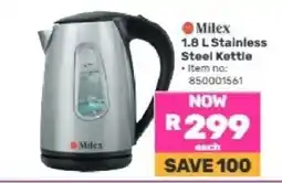 Game Milex 1.8 L Stainless Steel Kettle offer