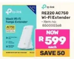 Game RE220 AC750 Wi-Fi Extender offer