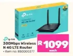 Game Tp-Link 300Mbps Wireless N 4G LTE Router offer