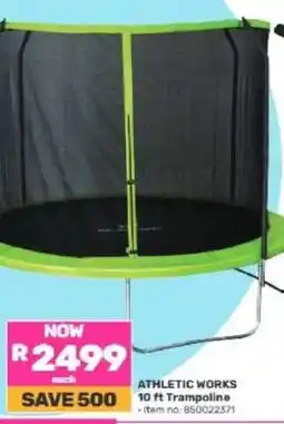 Game ATHLETIC WORKS 10 ft Trampoline offer
