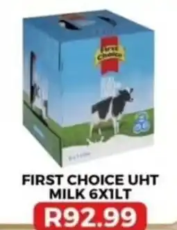 Saverite First Choice UHT Milk offer
