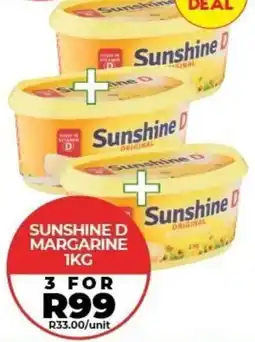 1UP Sunshine D Margarine offer