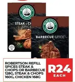 1UP Robertson Refill Spices Steak & Chops or Barbecue offer