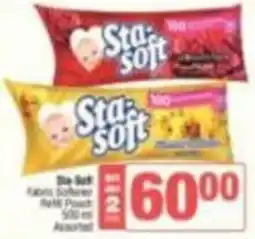 Spar Sta Soft Fabric Softener Refill Pouch Assorted offer