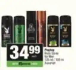 Spar Pinks Body Spray for Men Assorted offer