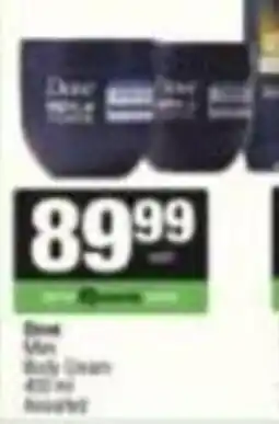 Spar Dove Men Body Cream Assorted offer