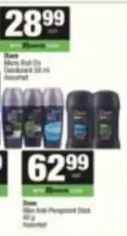 Spar Dove Men Anti-Perspirant Stick Assorted offer