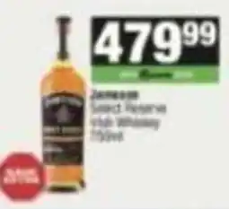 Spar Jameson Select Reserve Irish Whiskey offer