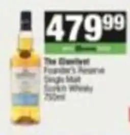Spar The Glenlivet Founder's Reserve Single Malt Scotch Whisky offer
