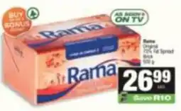 Spar Rama Original 70% Fat Spread Block offer