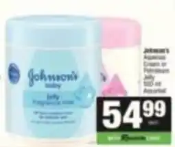 Spar Johnson's baby Jelly Fragrance Free offer