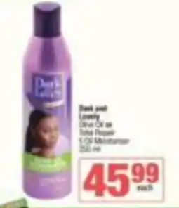 Spar Dark and Lovely Olive Oil or Total Repair 5 Oil Moisturizer offer