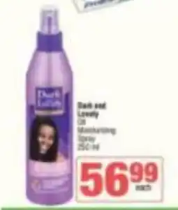 Spar Dark and Lovely Oil Moisturising Spray offer