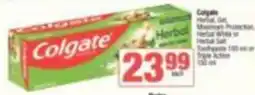 Spar Colgate Herbal offer