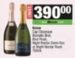 Spar Kasteel Cap Classique Brut, Rosé Rose offer