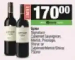Spar Sayer Signature Cabernet Sauvignon, Merlot, Pinotage offer